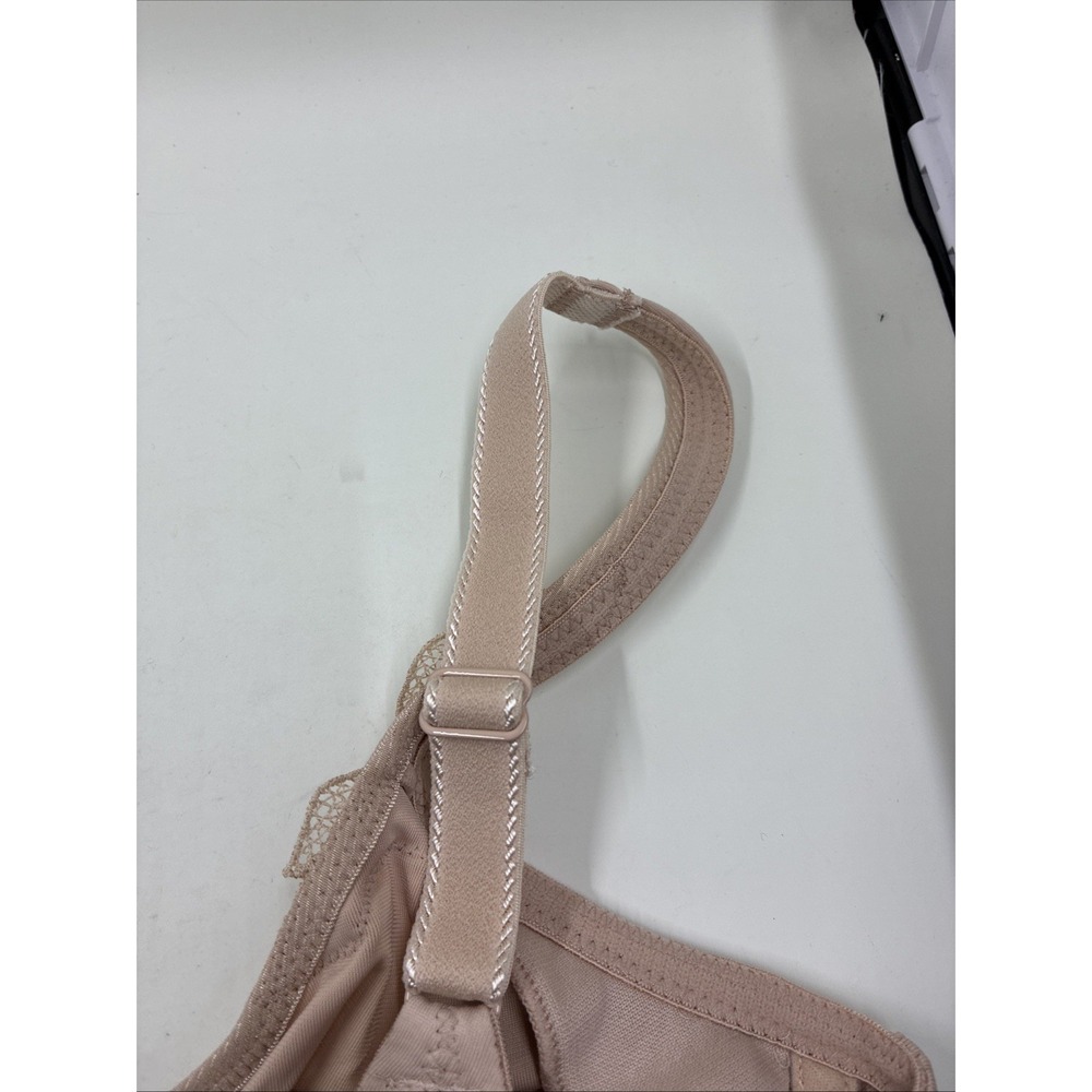 WACOAL Body Suede Size 32C Beige Nude Unlined Pearls Underwire Bra Style: 85813 - Picture 10 of 16
